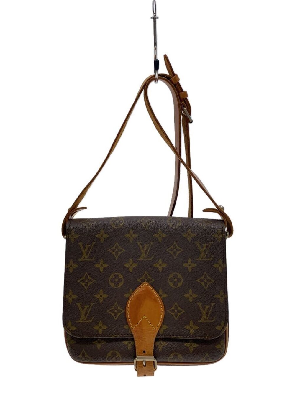 LOUIS VUITTON Cartouchiere Monogram Canvas Brown All over